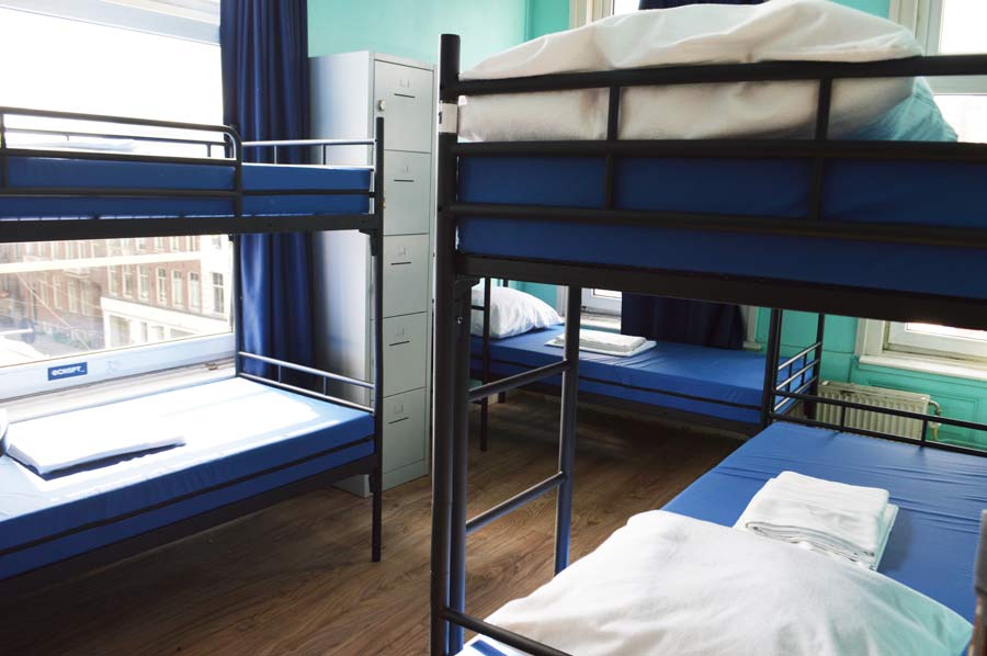 hostel dorm in amsterdam center